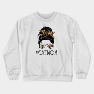 Catmom Mom's Life Crewneck Sweatshirt